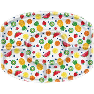 Summer Sectional Plastic Platter